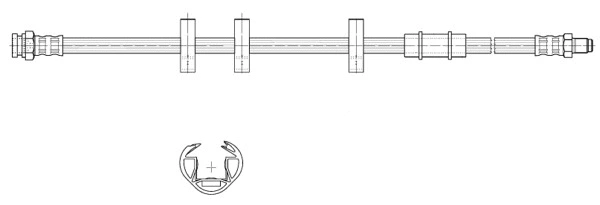 Flexible de frein CEF 516993