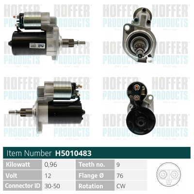 Démarreur HOFFER H5010483