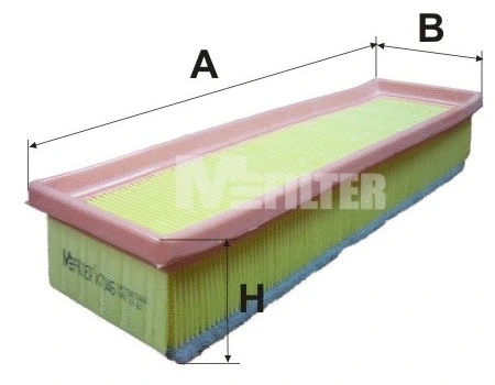 Filtre à air MFILTER K 7046