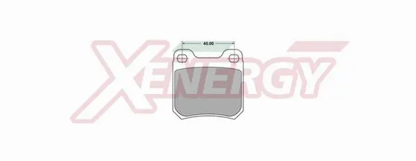 Kit de plaquettes de frein, frein à disque AP XENERGY X40368