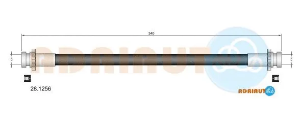Flexible de frein ADRIAUTO 28.1256