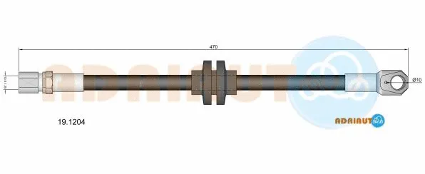 Flexible de frein ADRIAUTO 19.1204