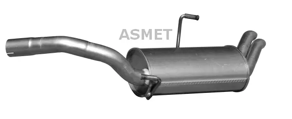 Silencieux arrière ASMET 09.101