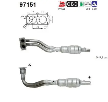 Catalyseur AS 97151