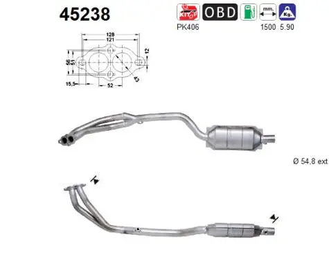 Catalyseur AS 45238