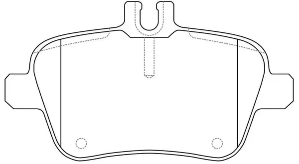 Kit de plaquettes de frein, frein à disque SB BP31010W