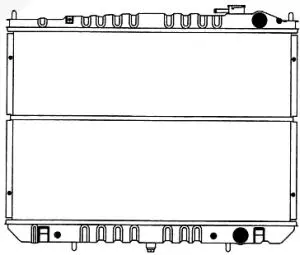 Radiateur, refroidissement du moteur SAKURA Automotive 1341-0252