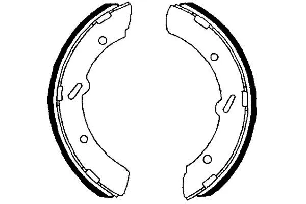 Jeu de mâchoires de frein KAVO PARTS KBS-6419
