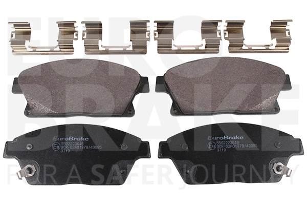 Kit de plaquettes de frein, frein à disque EUROBRAKE 5502223646