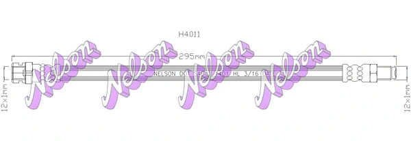 Tuyau d'embrayage KAWE H4011