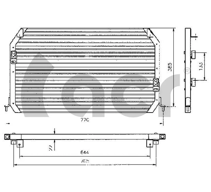 Condenseur, climatisation ACR 300071