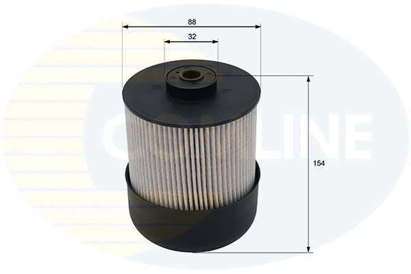 Filtre à carburant COMLINE EFF307D