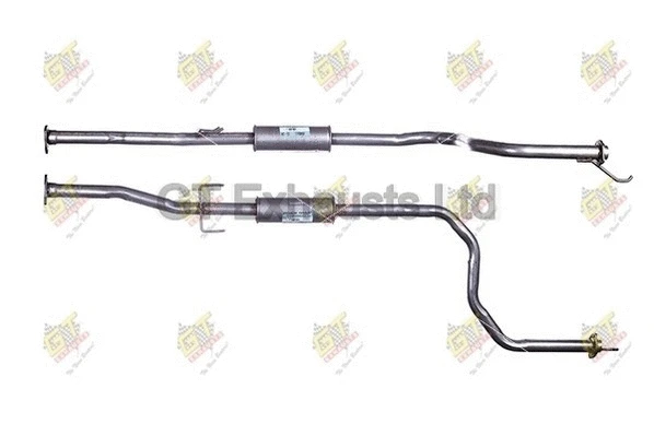 Silencieux central GT Exhausts GHA242