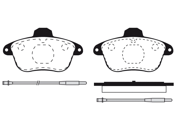 Kit de plaquettes de frein, frein à disque RAICAM RA.0441.0