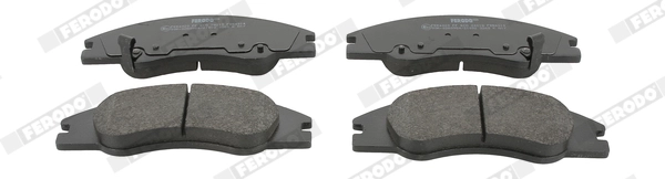 Kit de plaquettes de frein, frein à disque FERODO FDB4014