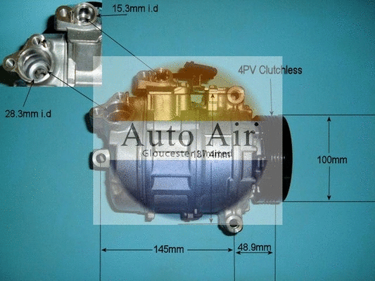 Compresseur, climatisation AUTO AIR GLOUCESTER 14-9650