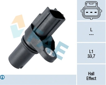 Capteur d'angle, vilebrequin FAE 79300