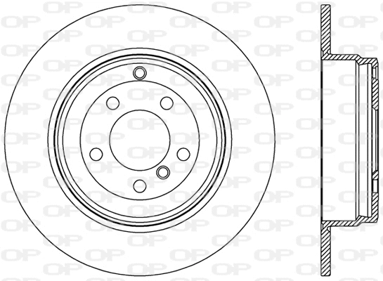Disque de frein OPEN PARTS BDR2504.10