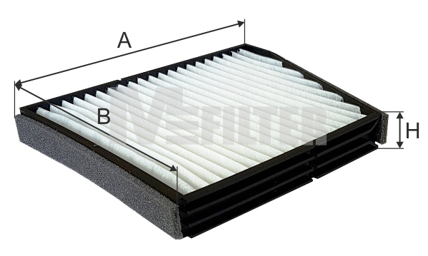 Filtre, air de l'habitacle MFILTER K 9146