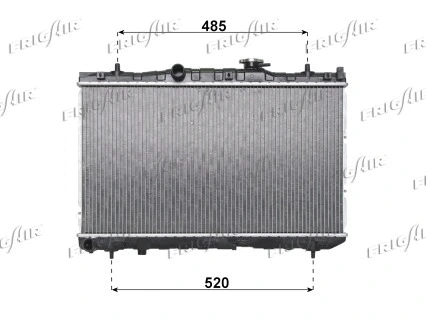Radiateur, refroidissement du moteur FRIGAIR 0133.3030