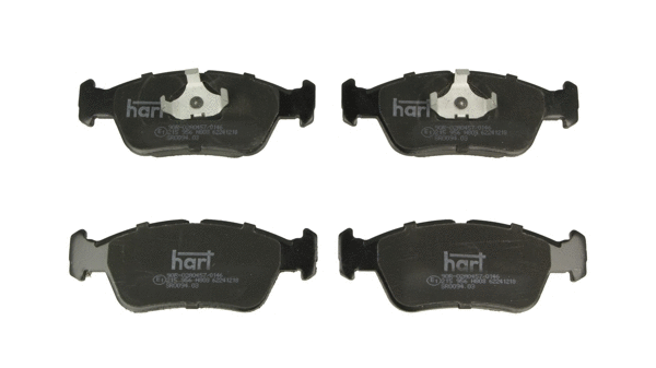 Kit de plaquettes de frein, frein à disque HART 215 956