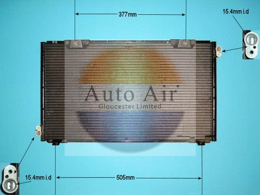 Condenseur, climatisation AUTO AIR GLOUCESTER 16-1009