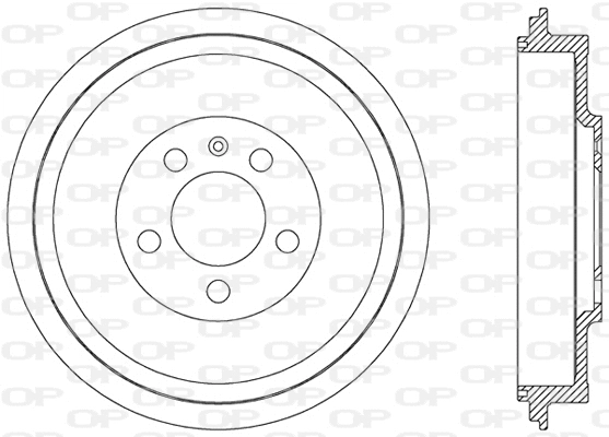Tambour de frein OPEN PARTS BAD9049.10