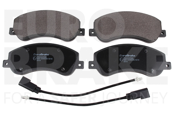 Kit de plaquettes de frein, frein à disque EUROBRAKE 5502222566