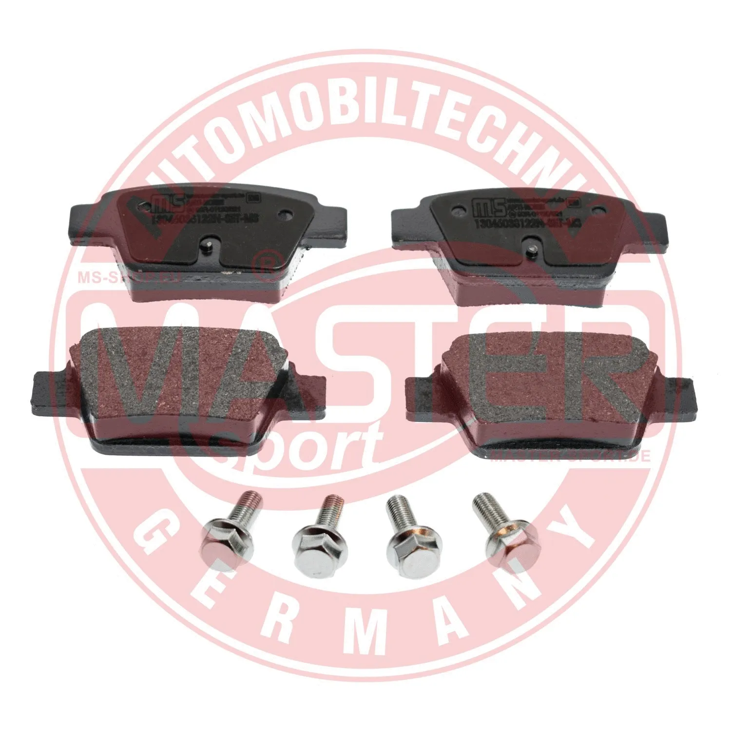Kit de plaquettes de frein, frein à disque MASTER-SPORT GERMANY 13046038122N-SET-MS