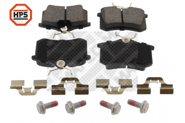 Kit de plaquettes de frein, frein à disque MAPCO 6492HPS