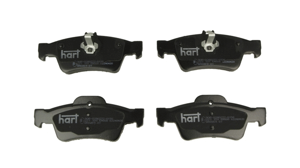 Kit de plaquettes de frein, frein à disque HART 221 103