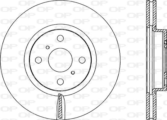 Disque de frein OPEN PARTS BDR2316.20