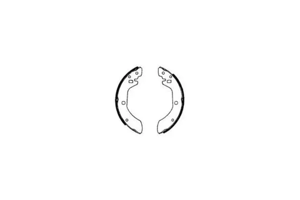 Jeu de mâchoires de frein E.T.F. 09-0250