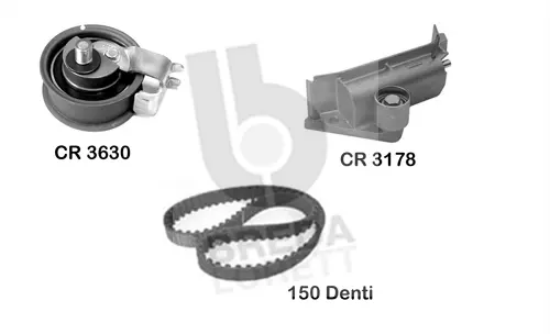 Kit de courroie crantée BREDA LORETT KCD0646