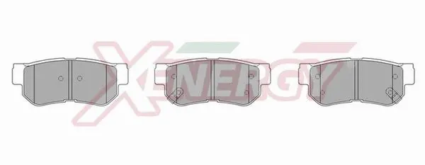 Kit de plaquettes de frein, frein à disque AP XENERGY X41019