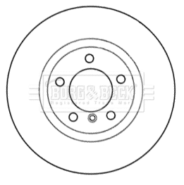Disque de frein BORG & BECK BBD6033S