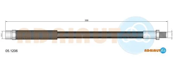 Flexible de frein ADRIAUTO 05.1206