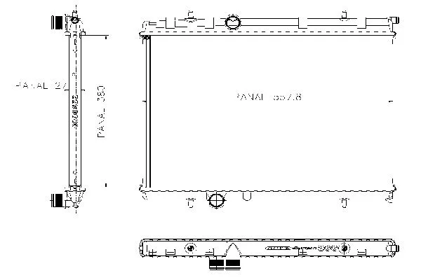 Radiateur, refroidissement du moteur ORDONEZ 1020735815