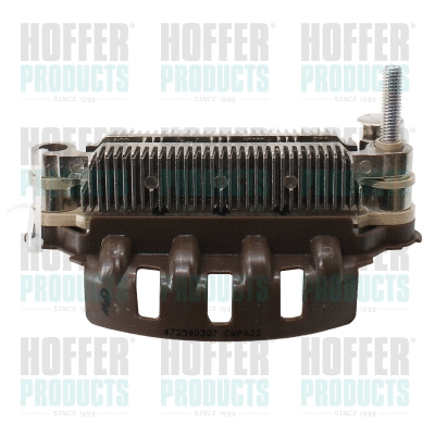 Pont de diodes, alternateur HOFFER 52261