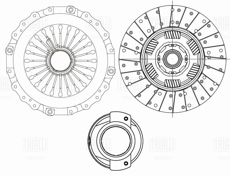 Kit d'embrayage TRIALLI FR 817