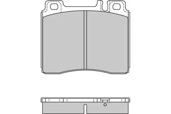 Kit de plaquettes de frein, frein à disque E.T.F. 12-0657