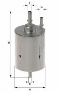 Filtre à carburant UNIFLUX FILTERS XB337
