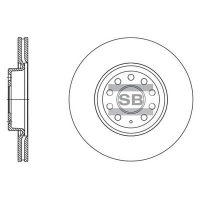 Disque de frein Hi-Q SD5409
