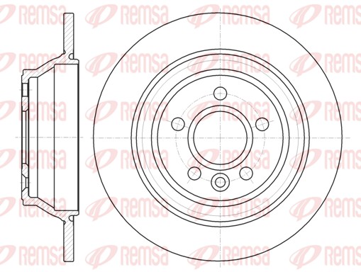 Disque de frein REMSA 61265.00