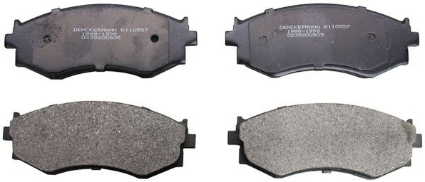 Kit de plaquettes de frein, frein à disque DENCKERMANN B110557