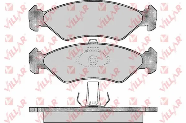 Kit de plaquettes de frein, frein à disque VILLAR 626.0625