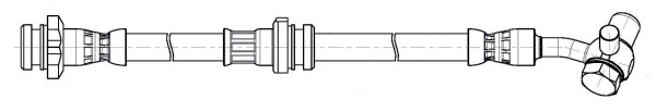 Flexible de frein CEF 515316