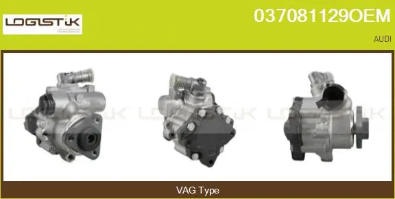 Pompe hydraulique, direction LGK 037081129OEM