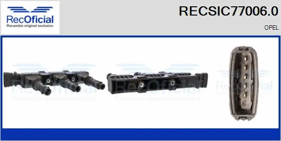 Bobine d'allumage RECOFICIAL RECSIC77006.0