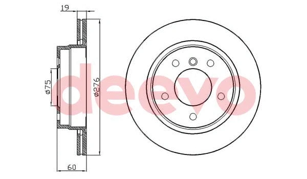 Disque de frein DEEVO BD31200